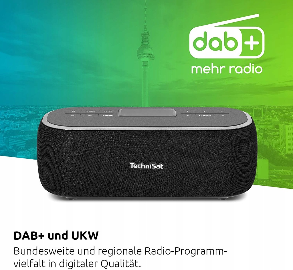 Radio sieciowe TechniSat VIOLA BT 1 DAB+ FM Czarny