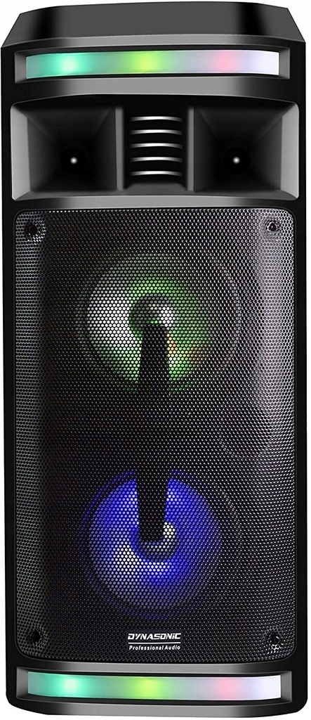 Przenośny głośnik bluetooth DYNASONIC DY-65201 USB Oświetlenie RGB HIT!