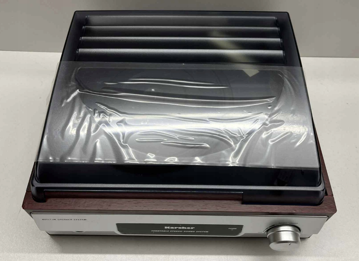 Gramofon stereo Karcher AG KA 8050 brązowo-srebrny HIT!