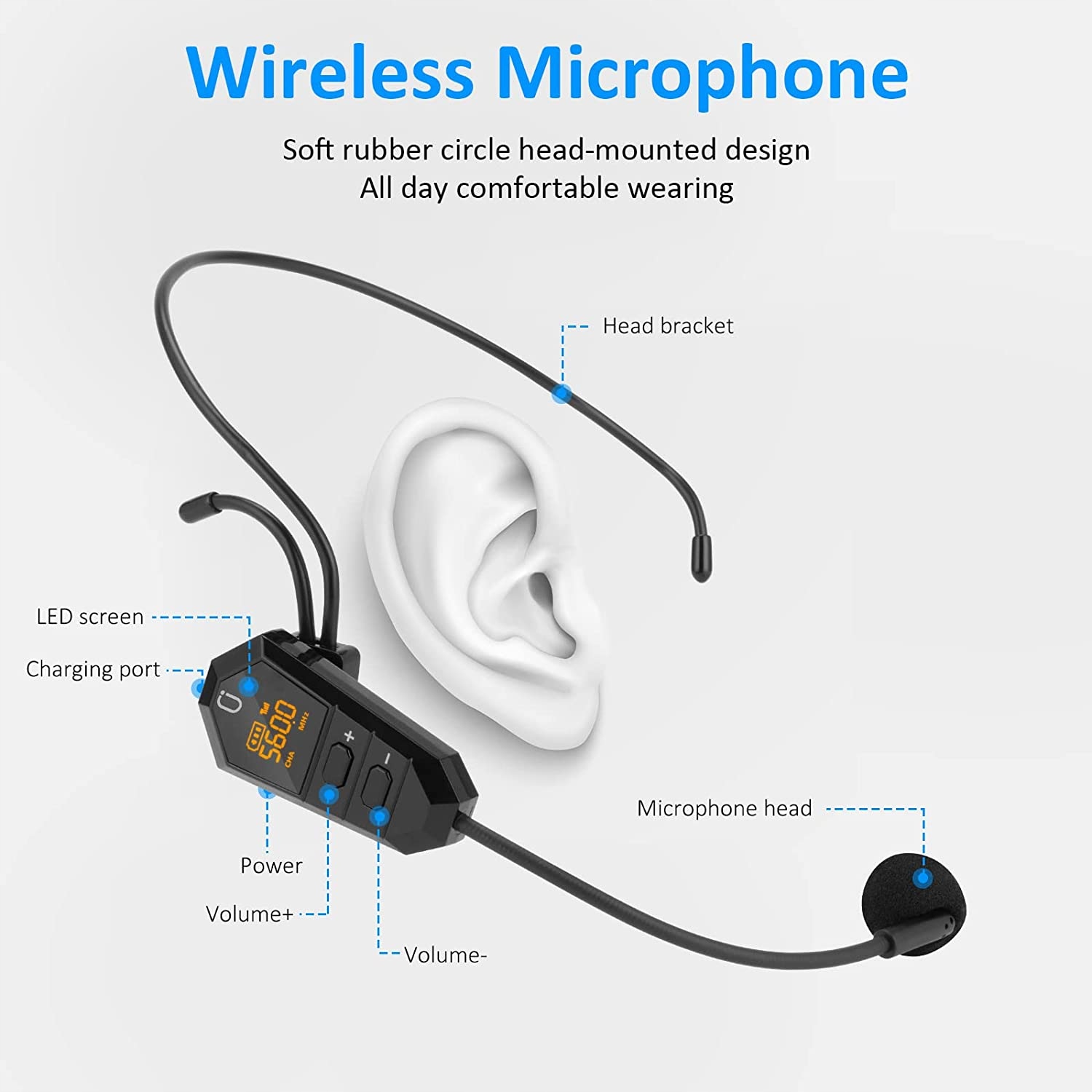 Głośnik przenośny JYX z bezprzewodowym mikrofonem