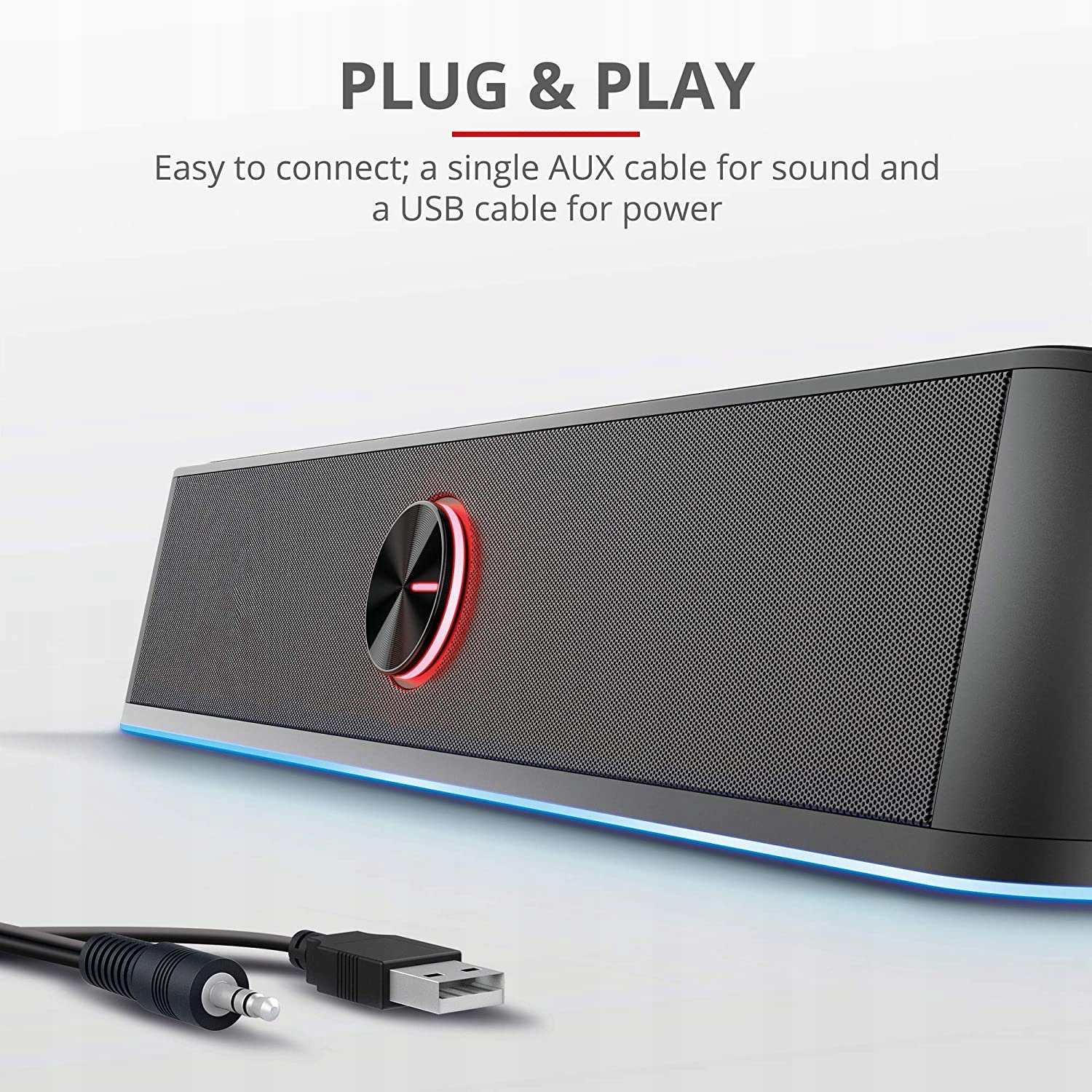 Soundbar Trust GXT 619 Thorne 2.0 12 W czarny