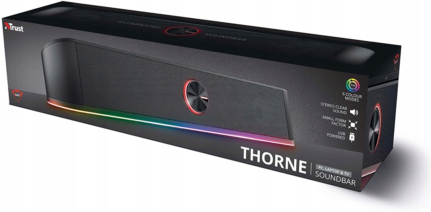 Soundbar Trust GXT 619 Thorne 2.0 12 W czarny