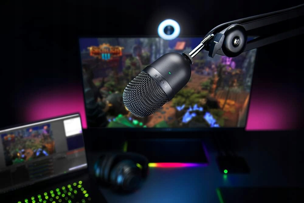 MIKROFON RAZER SEIREN MINI GAMING STREAMING Czarny