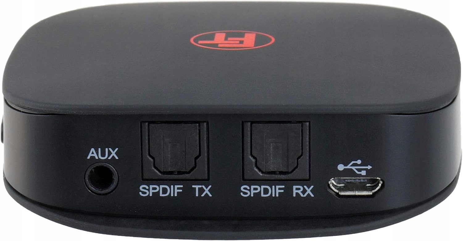 FeinTech Bluetooth 5.0 odbiornik audio aptX HD Toslink SPDIF Czarny HIT !