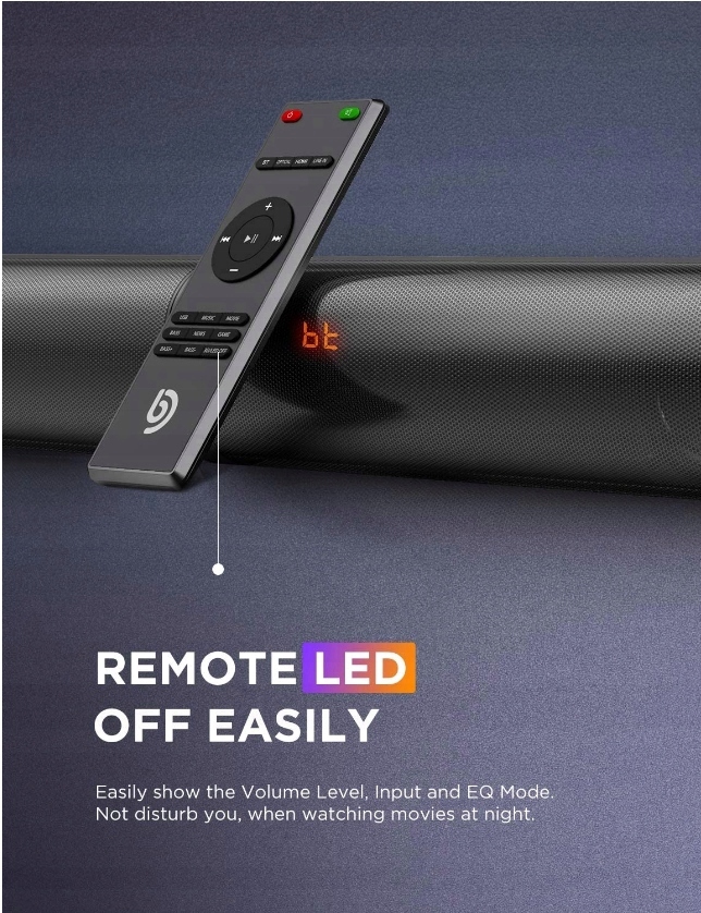 SOUNDBAR BOMAKER Tapio III 190W 125dB BT AUX USB BLUETOOTH