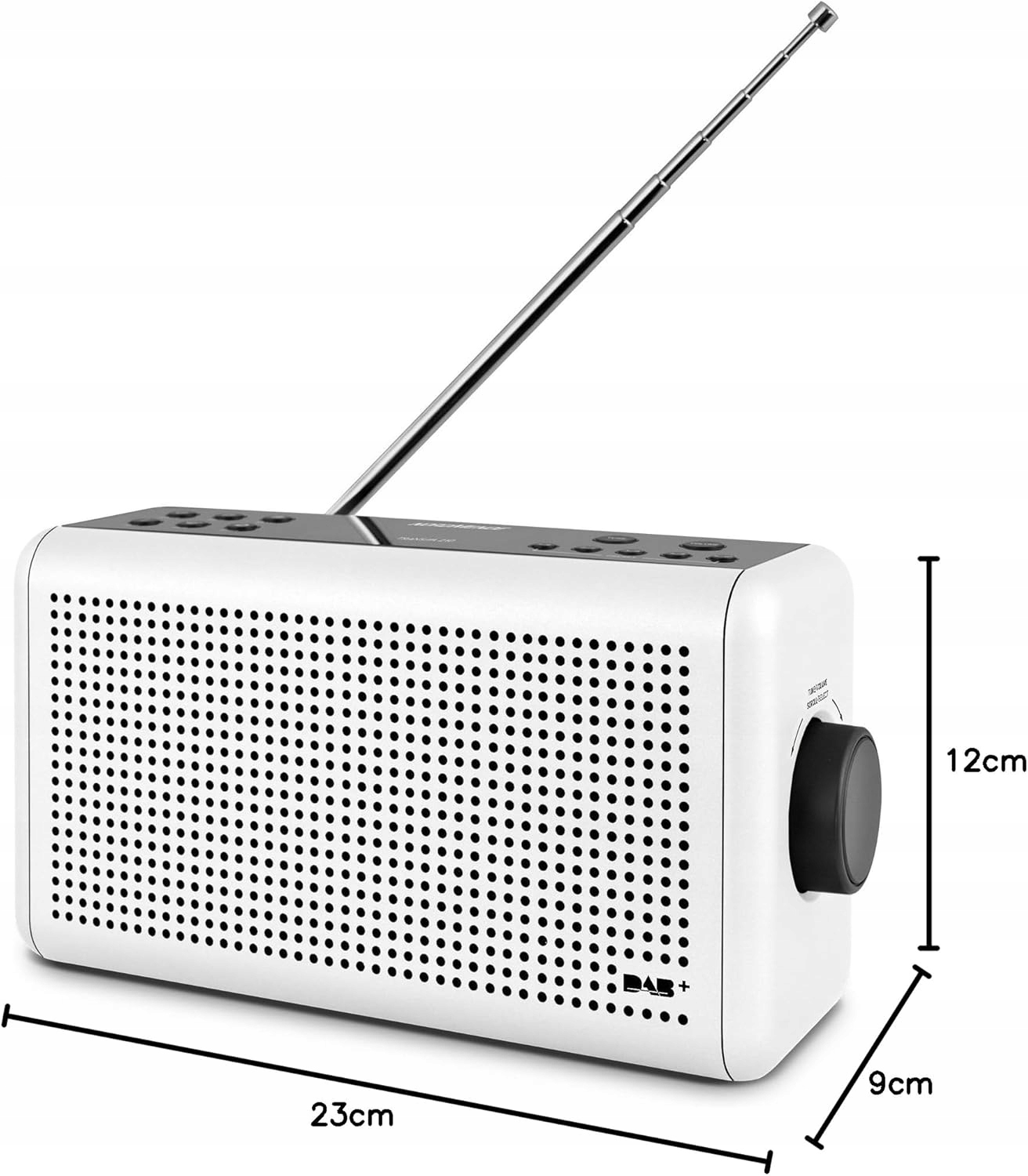Radio sieciowo-bateryjne przenośne DAB+ FM Nordmende Transita 210 Bluetooth