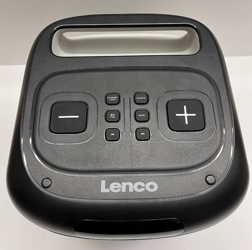 Przenośny głośnik Lenco PA-100 PartyBox Bluetooth 5.0 z TWS