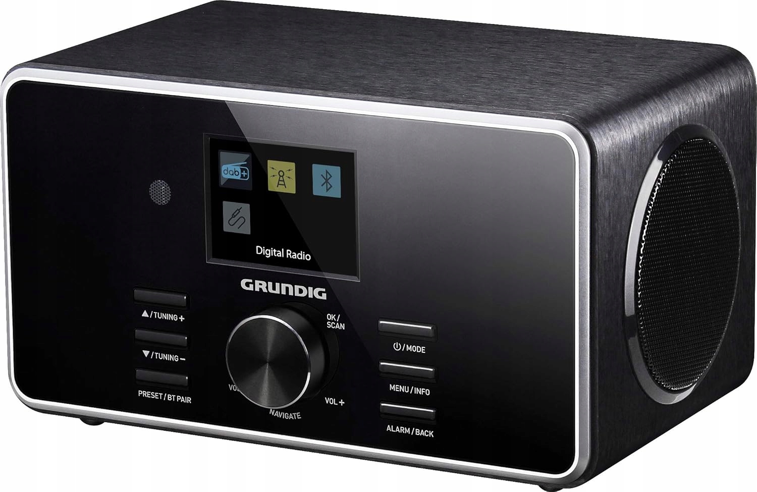 GRUNDIG DTR 4500 RADIO INTERNETOWE DAB+ FM BLUETOOTH USB PRZENOŚNE CZARNE