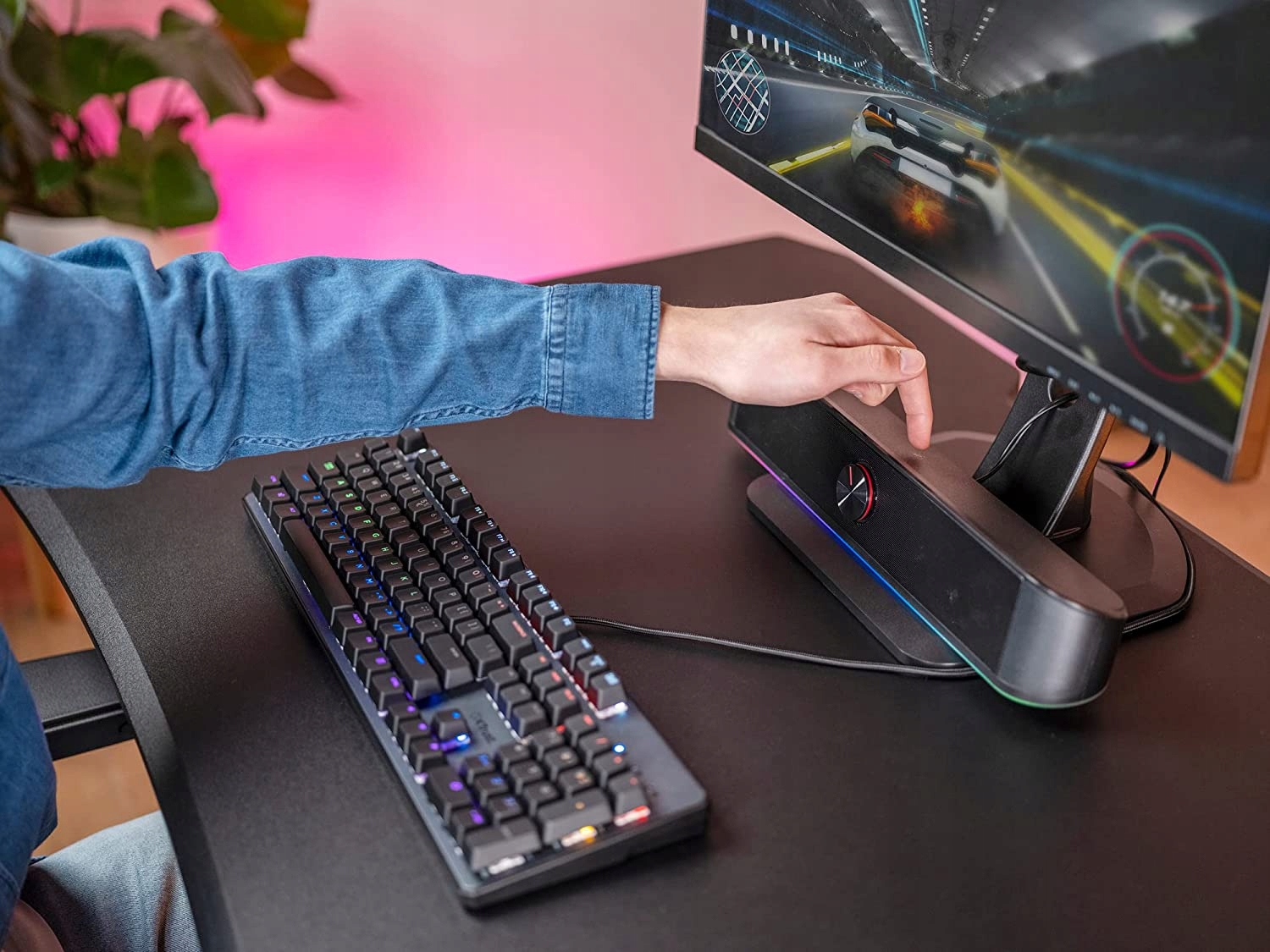 Trust GXT 619 THORNE RGB LED SOUNDBAR 2.0 6 W