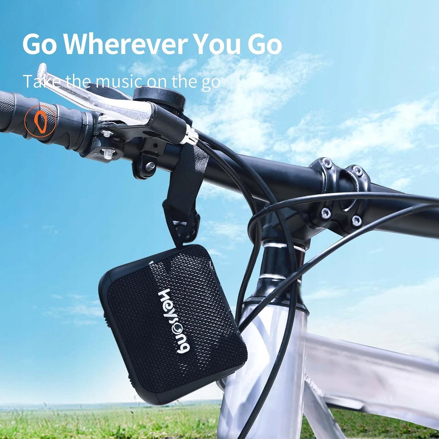 Głośnik przenośny HEYSONG VIBE PRO Bluetooth czarny 5 W