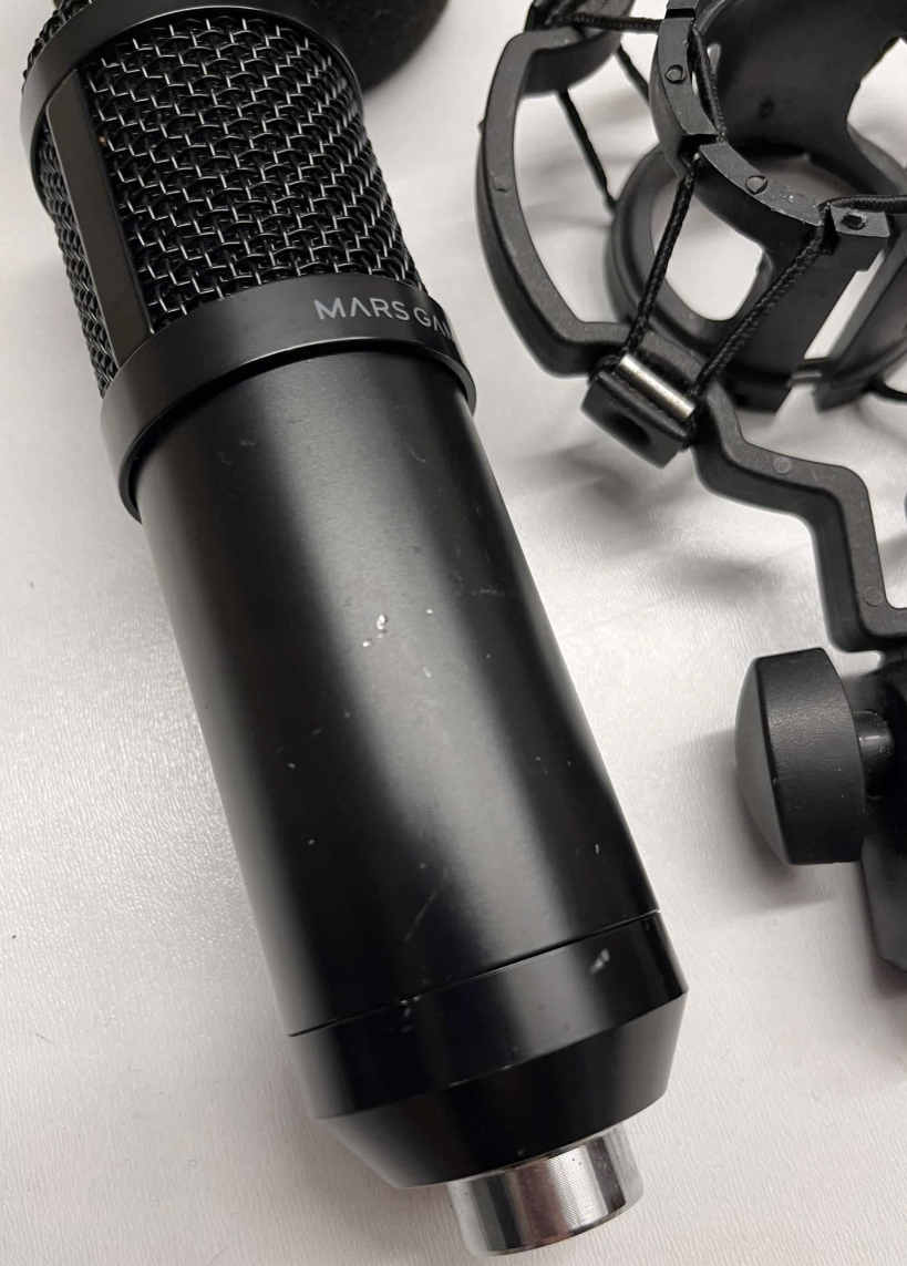 Mars Gaming MMICPRO, Mikrofon USB do Komputera ze Statywem IDEALNY PREZENT