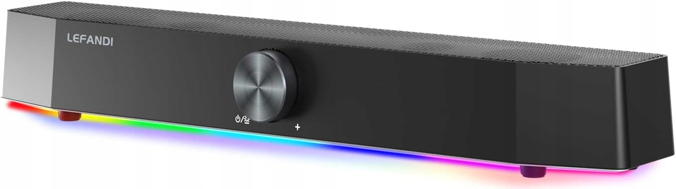 Głośnik przenośny komputerowy LEFANDI D528 czarny 10 W Oświetlenie RGB HIT!