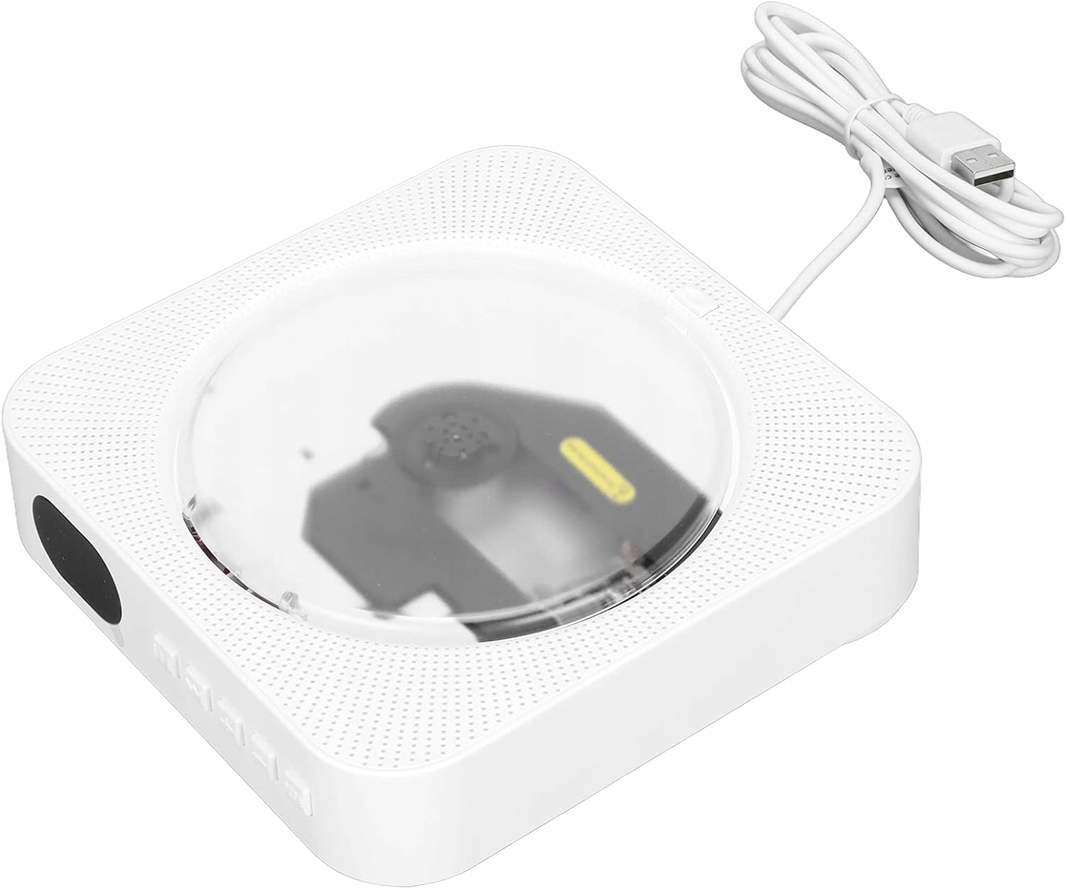 Przenośny odtwarzacz CD na biurko KC-606 CD Player Portable Biały