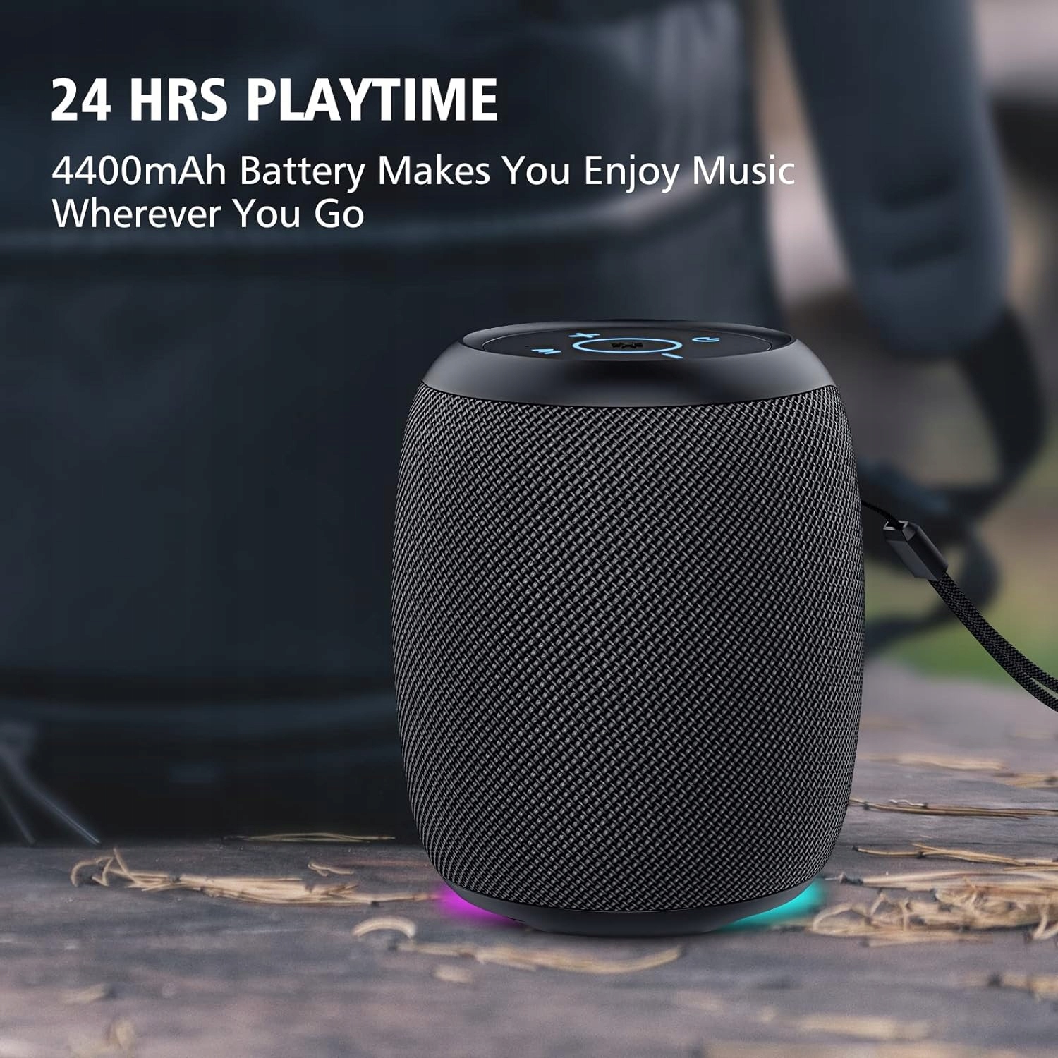 Mini głośnik Bluetooth przenośny bezprzewodowy ZEALOT S53 Oświetlenie RGB