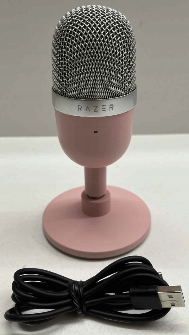Razer Seiren Mini, mikrofon pojemnościowy, różowy