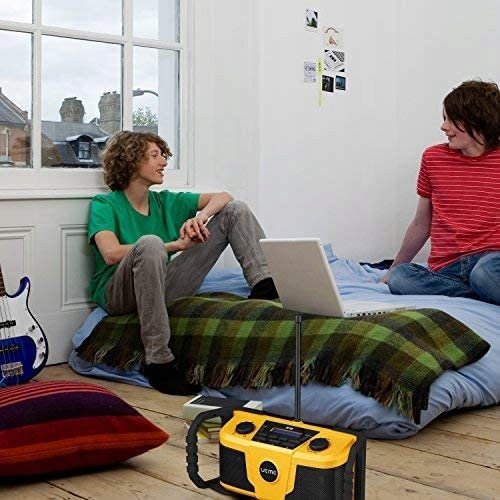 Radio budowlane Ueme DB322 DAB+ FM Bluetooth Żółty