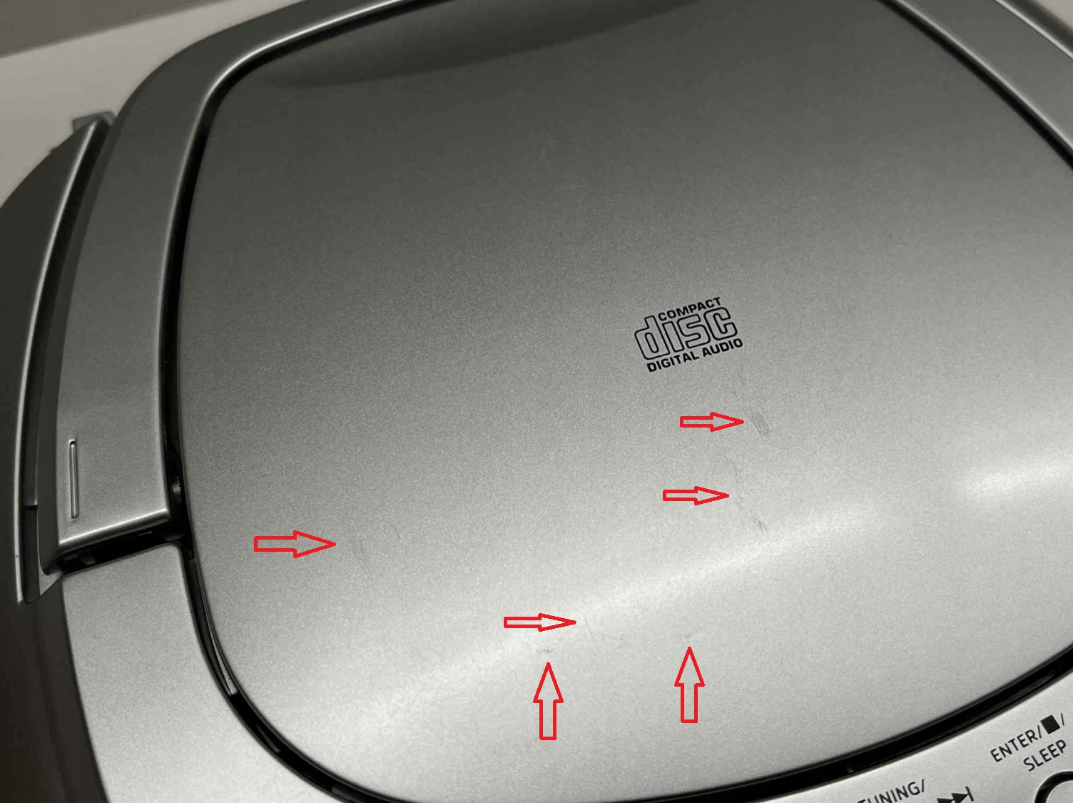 Radio sieciowe DAB+, FM TechniSat Digitradio 1990 Boombox Srebrny