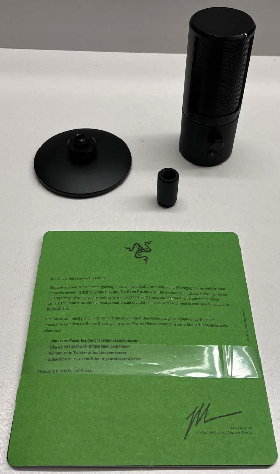 MIKROFON POJEMNOŚCIOWY DO KOMPUTERA USB RAZER SEIREN X STREAMING YOUTUBE