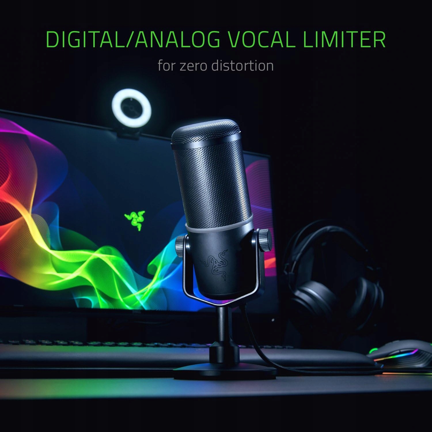 Razer Seiren Elite - mikrofon kondensatorowy USB Czarny