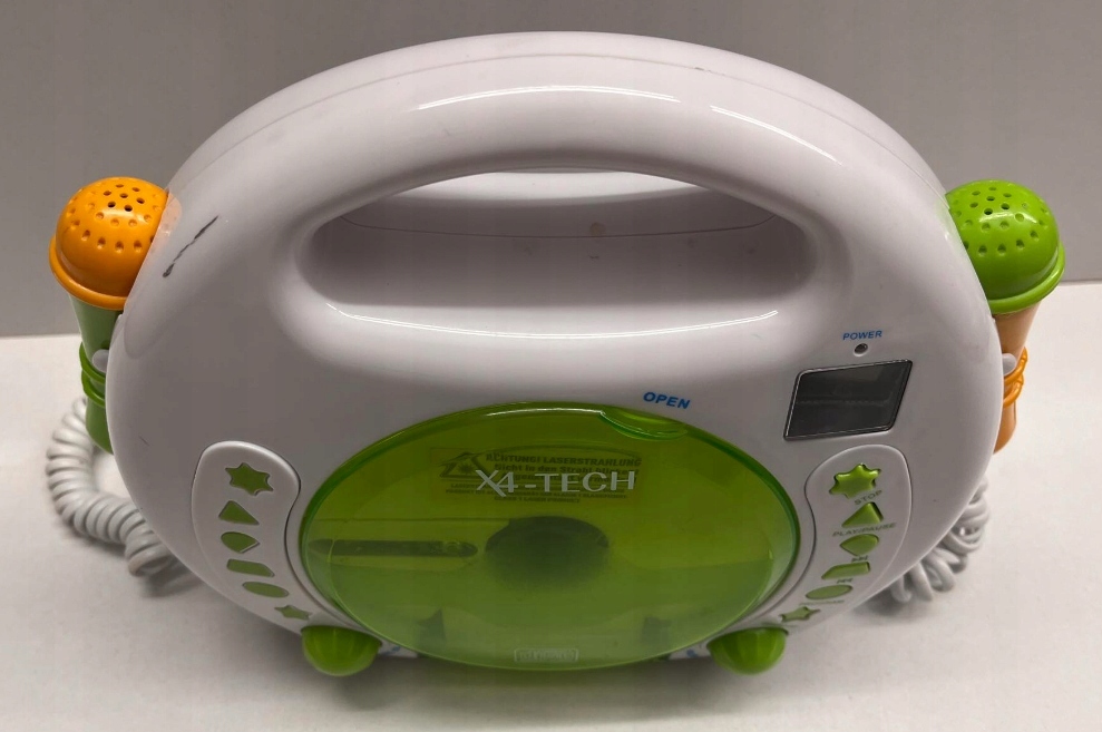 Odtwarzacz CD X4-Tech Bobby Joey 2xmikrofon zielony
