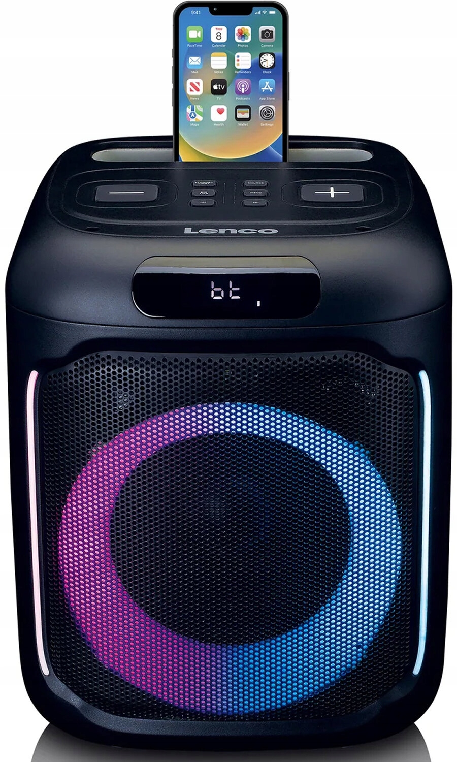 Przenośny głośnik Lenco PA-100 PartyBox Bluetooth 5.0 z TWS