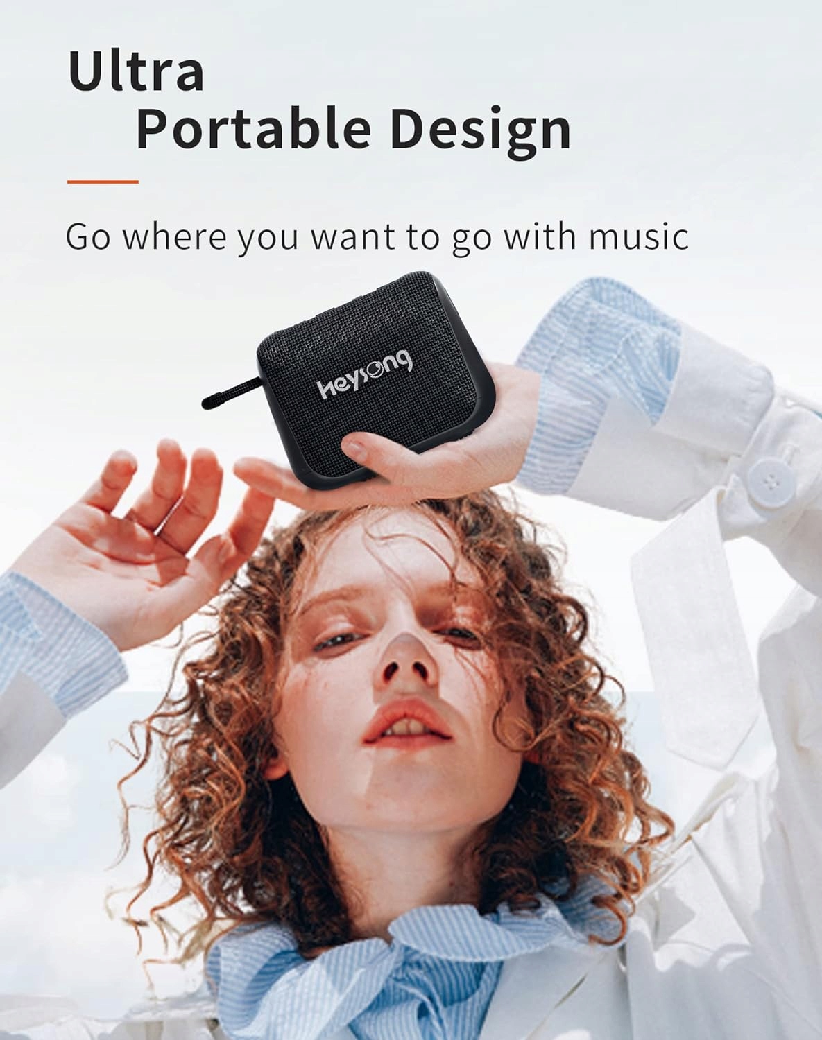 Głośnik przenośny HEYSONG VIBE PRO Bluetooth czarny 5 W