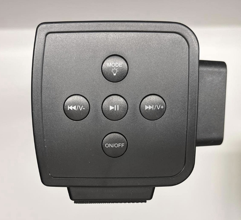 Foxnovo Soundbar MX2 z Bluetooth 6.0 Czarny z Niebieską Diodą LED 80W