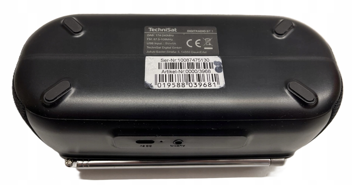 Głośnik Radio sieciowe DAB+ FM TechniSat DIGITRADIO BT 1