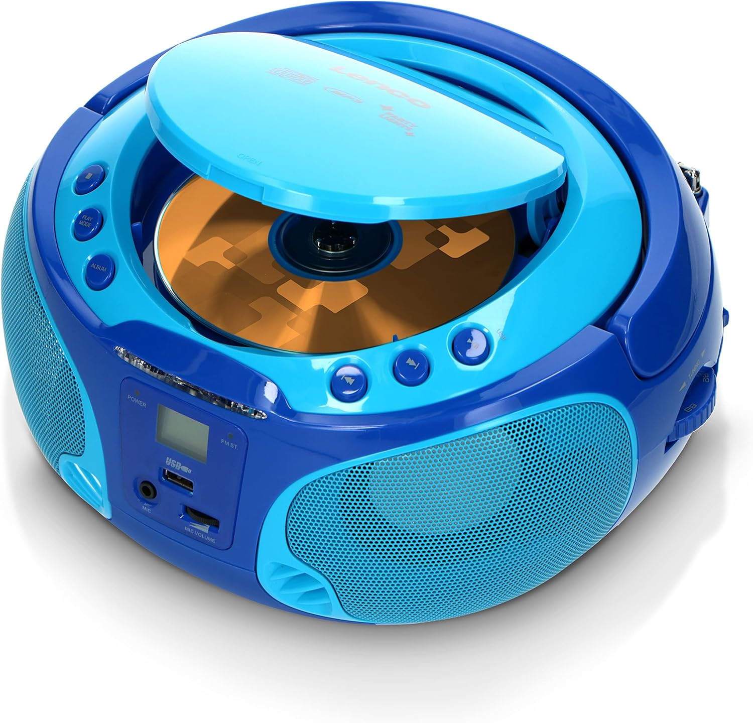 Radioodtwarzacz CD Lenco SCD-650 AM FM niebieski- brak mikrofonu