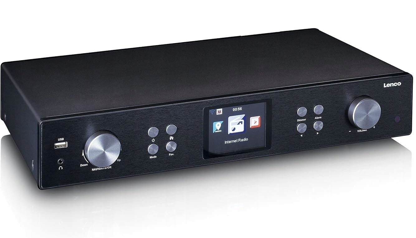 Radio Hi-Fi LENCO DIR-250BK DAB+ RDS USB Radio Internetowe Spotify WiFi