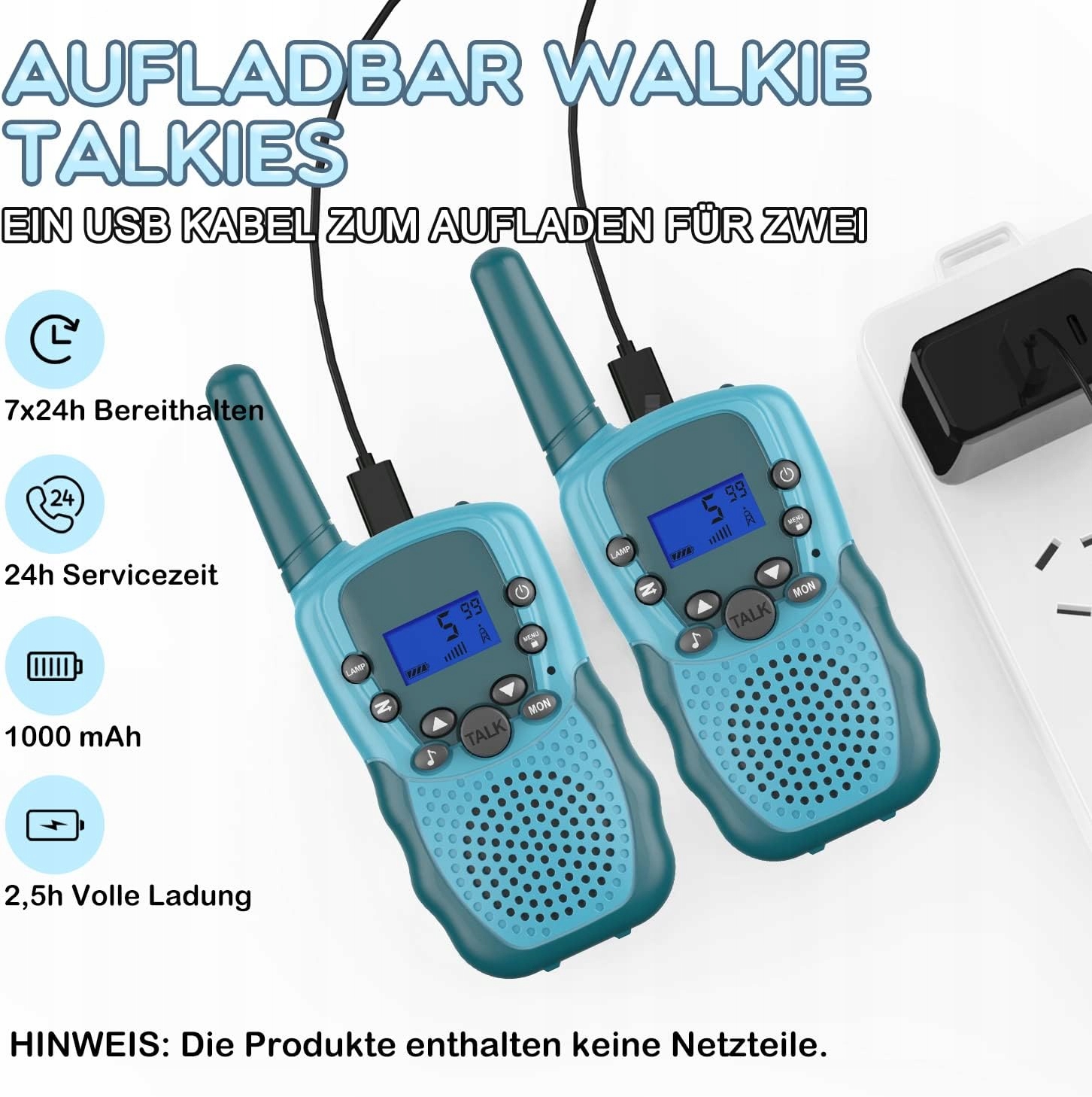 Walkie talkie dla dzieci Walkie Talkie T-888 wielokolorowy