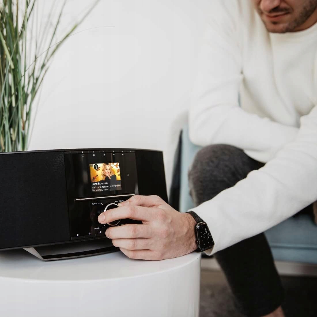 Radio sieciowe DAB+, FM, internetowe Hama DIR3510SCBTX Odtwarzacz CD Czarny