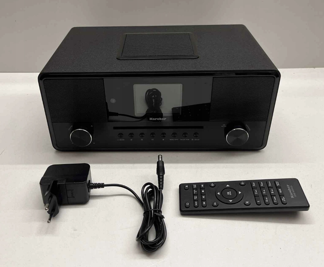 Radio sieciowe DAB+, FM, internetowe Kärcher DAB 9000CDI Czarny + Pilot