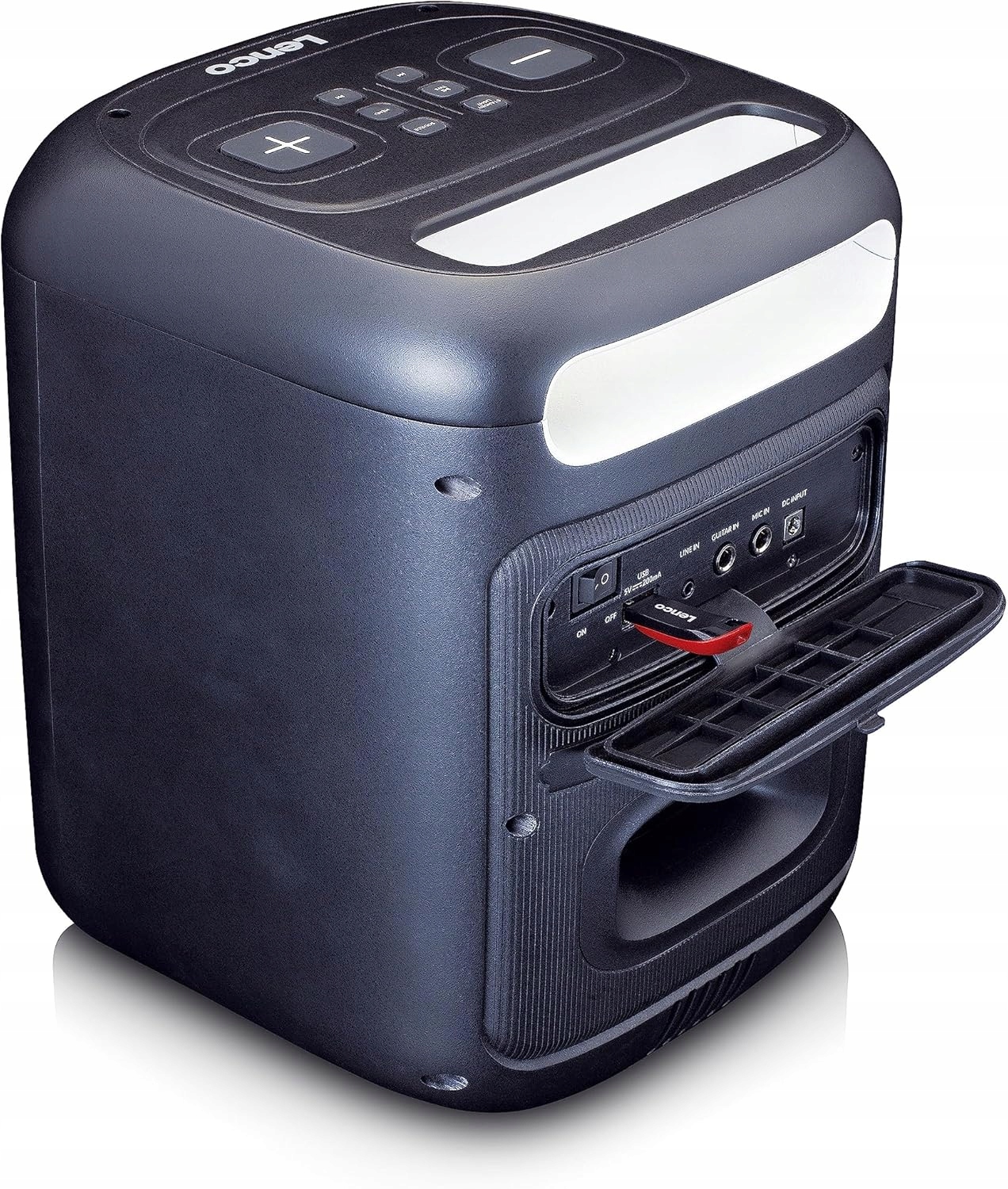 Przenośny głośnik Lenco PA-100 PartyBox Bluetooth 5.0 z TWS