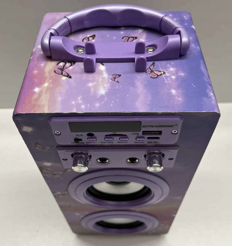 Głośnik przenośny Dynasonic Bluetooth FM AUX USB + Mikrofon