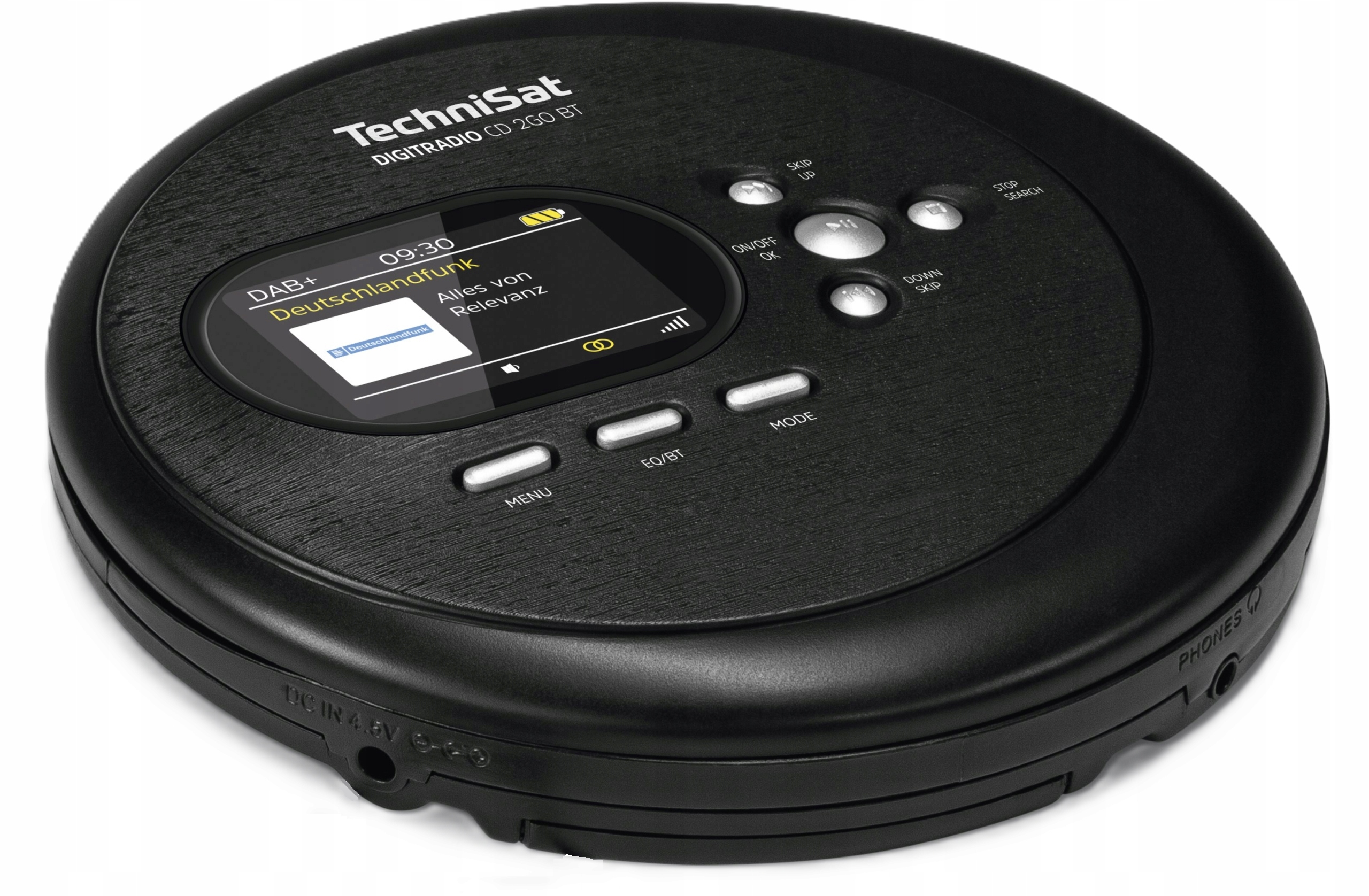 TechniSat Discman Digitradio CD 2GO BT MP3 Czarny HIT !