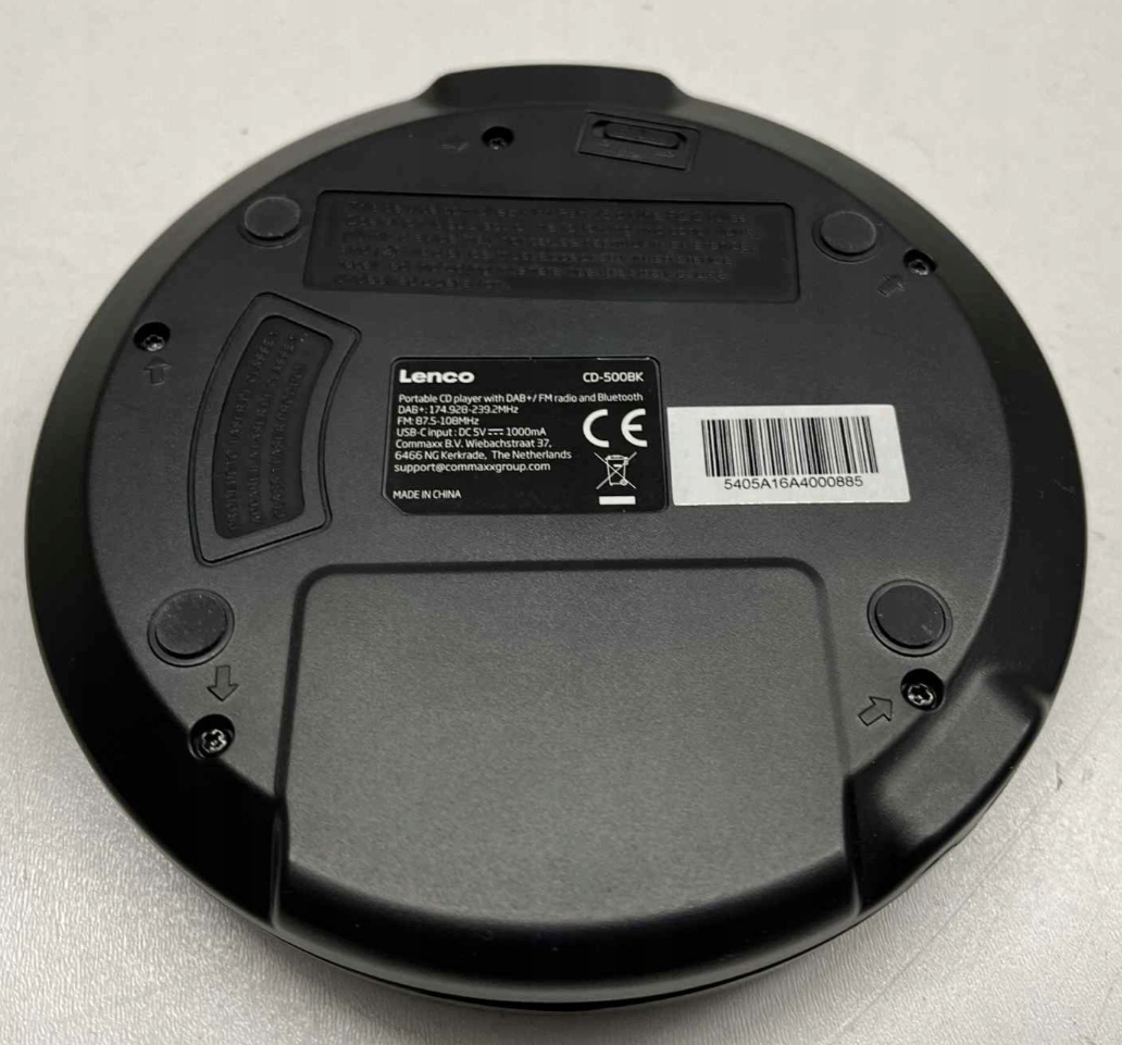 Discman Lenco CD-500 CD MP3 ESP RDS DAB+ RADIO LCD KOLOROWY WYŚWIETLACZ