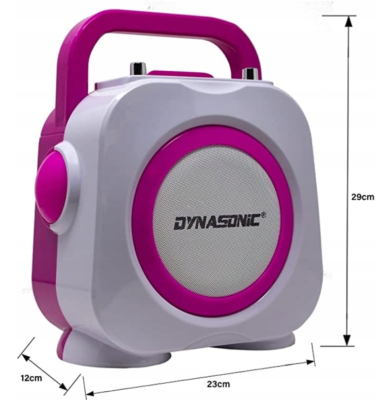 Zestaw do Karaoke DYNASONIC DK-201 Oświetlenie RGB