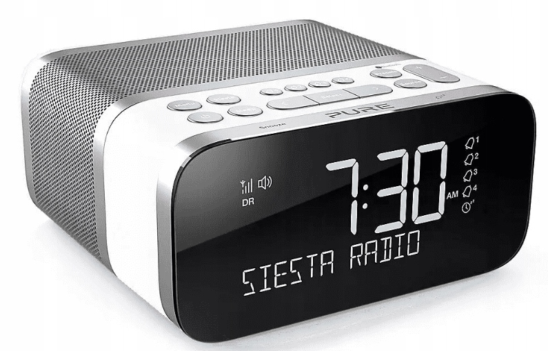 Radiobudzik Pure Siesta S6 FM Bluetooth USB DAB+ Biały