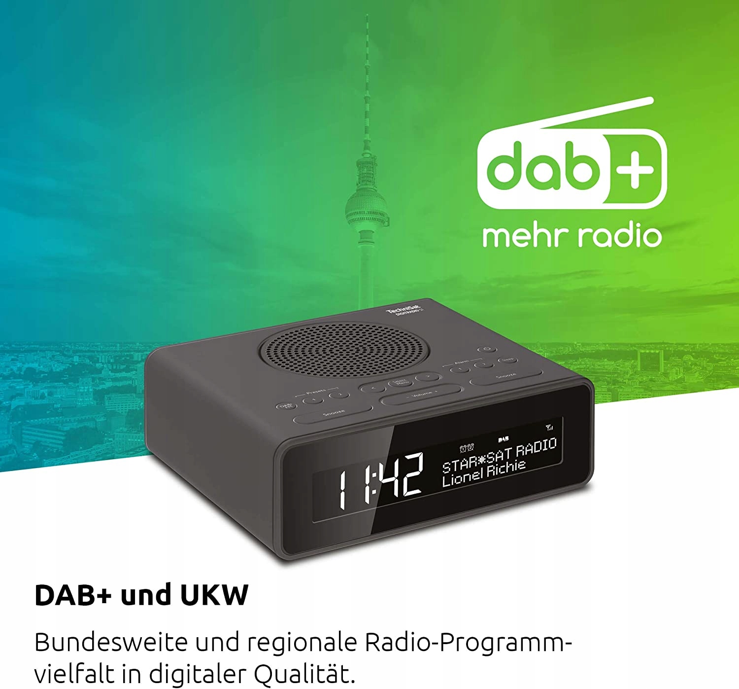 Radio sieciowe TechniSat DigitRadio 51 DAB+ FM HIT