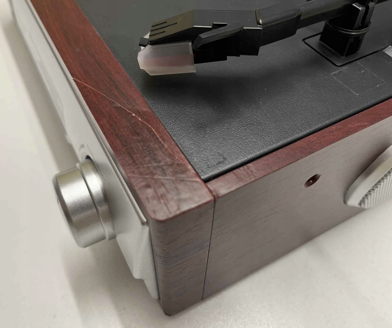 Gramofon stereo Karcher AG KA 8050 brązowo-srebrny HIT!