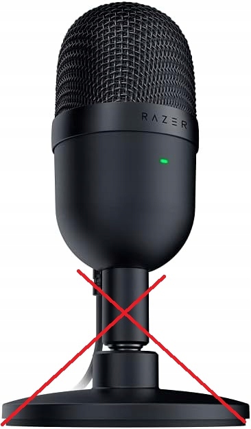 MIKROFON RAZER SEIREN MINI GAMING STREAMING Czarny