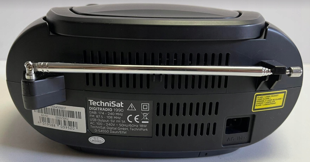 Radio Cyfrowe TechniSat DigitRadio 1990 DAB+, FM