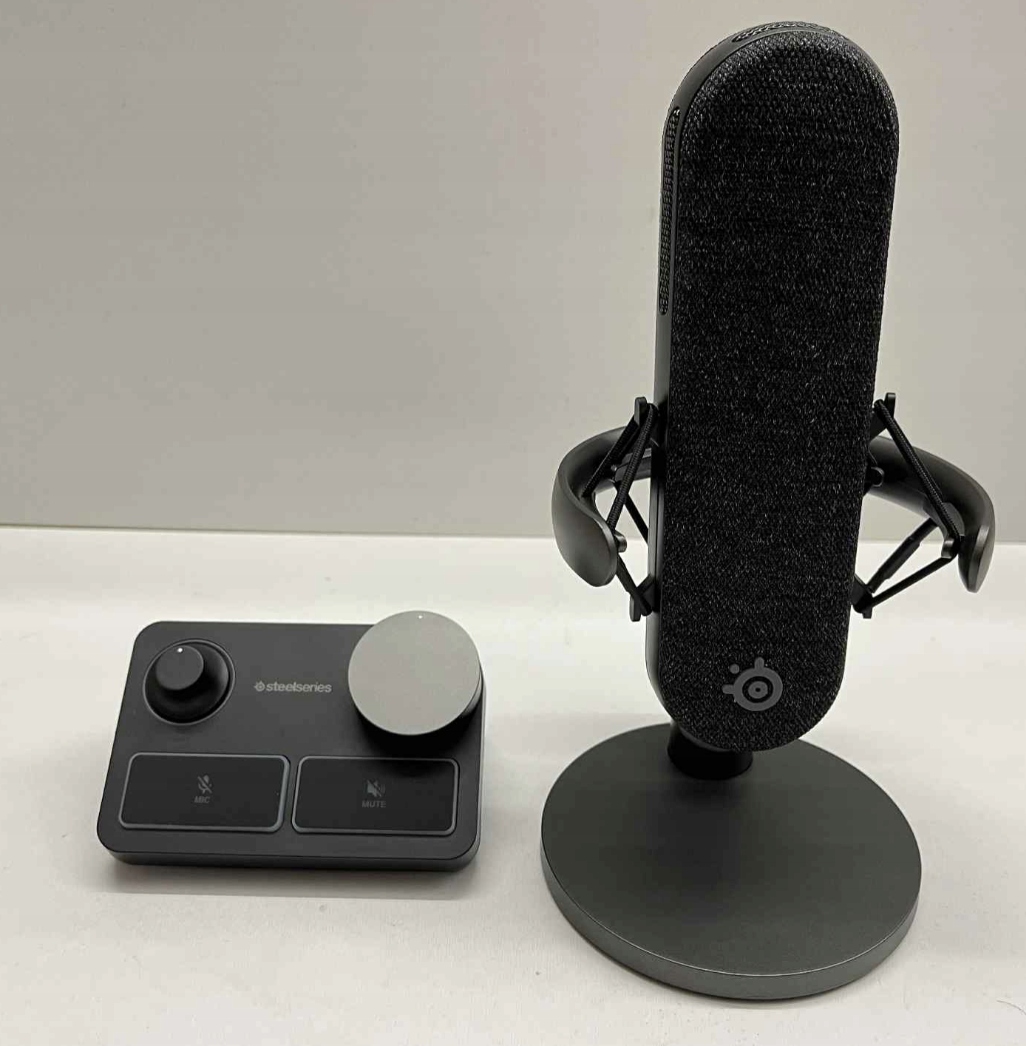 MIKROFON DO KOMPUTERA GAMINGOWY STEELSERIES ALIAS PRO + MIXER STREAMING HIT