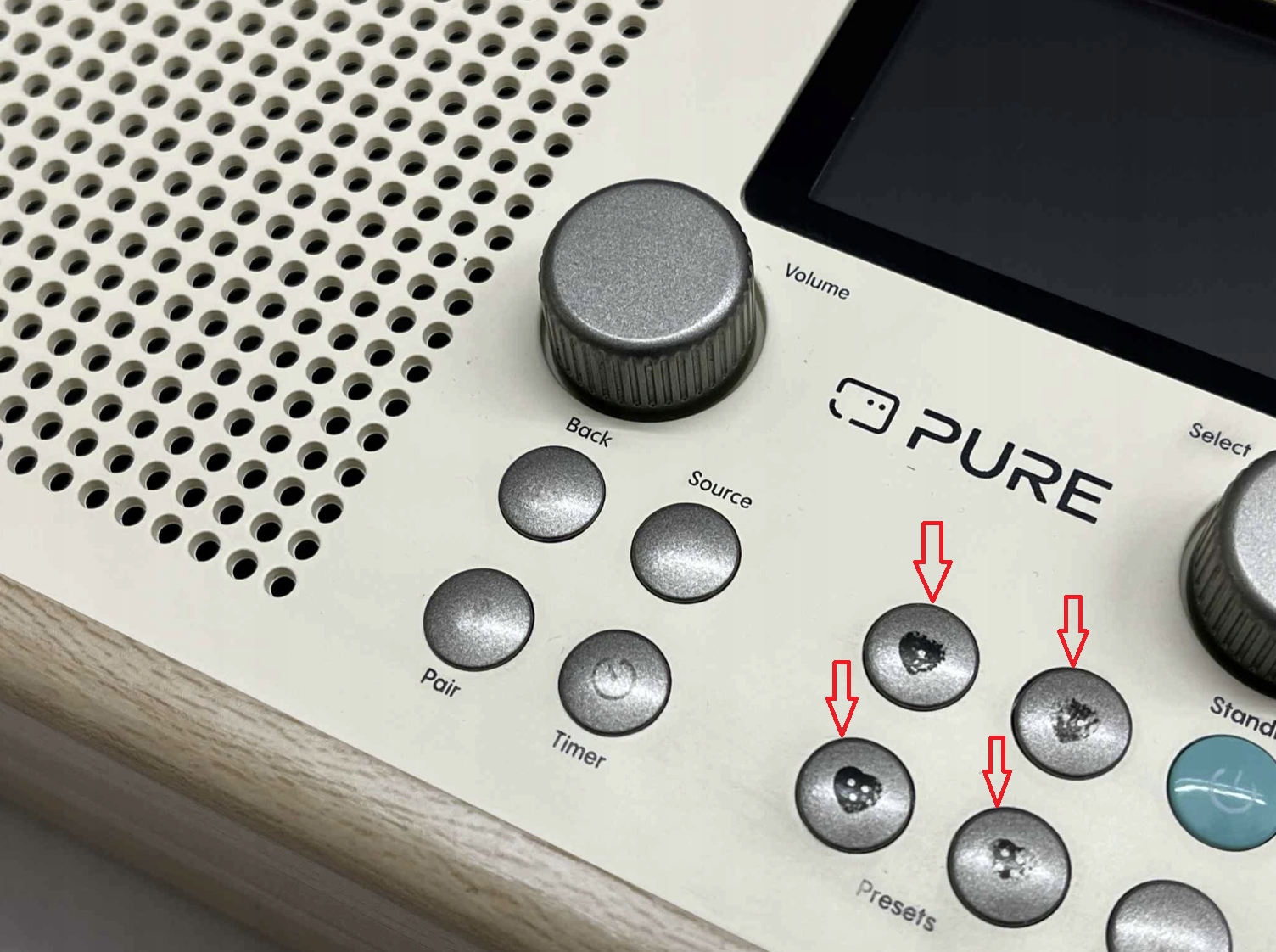 Radioodtwarzacz sieciowy DAB+, FM Pure Classic H4 Biały-dąb Bluetooth