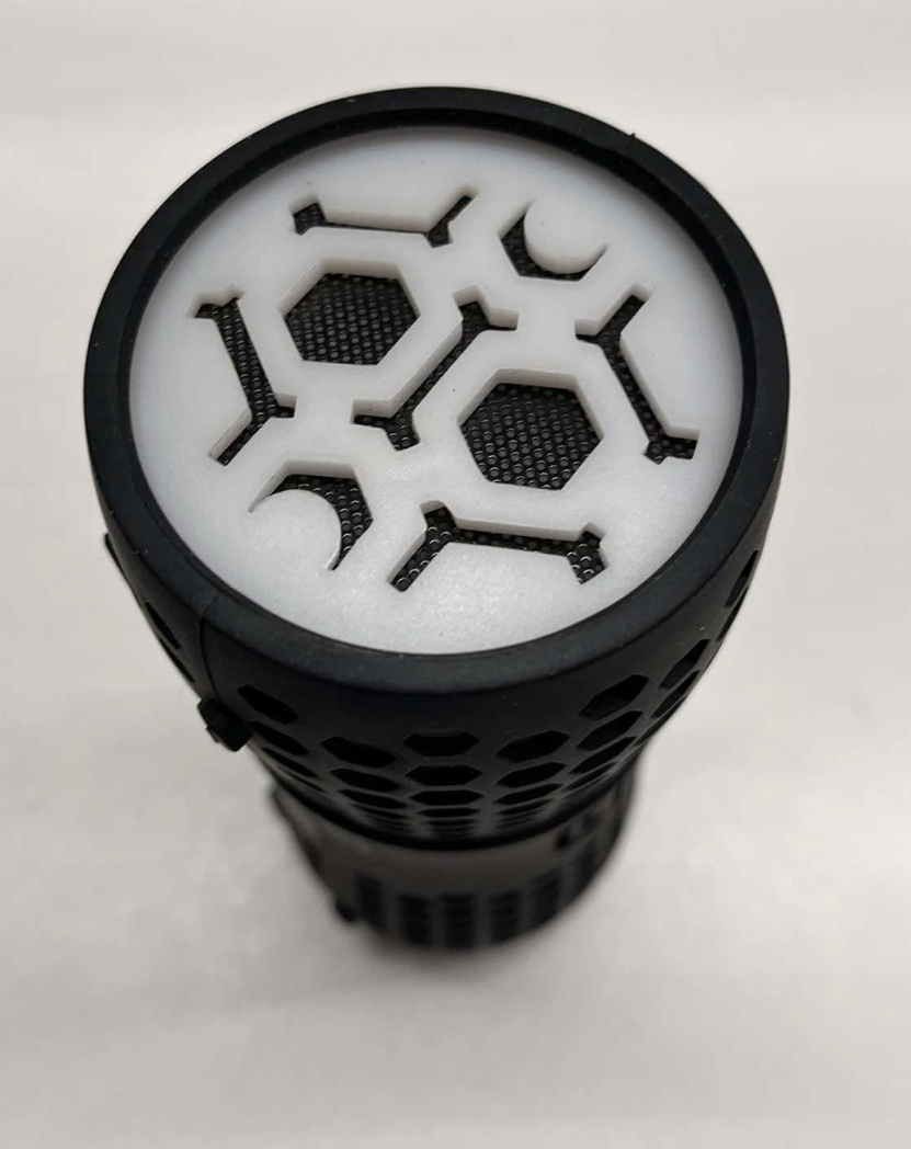 GŁOŚNIK PRZENOŚNY BEZPRZEWODOWY BLUETOOTH HEYSONG IPX7 OŚWIETLENIE RGB