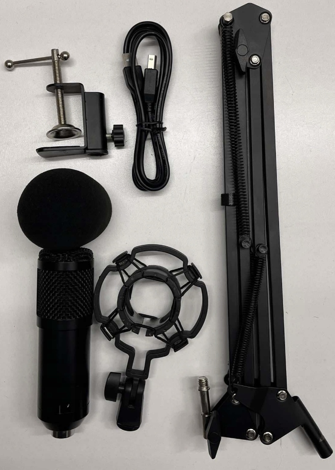 Mars Gaming MMICPRO, Mikrofon USB do Komputera ze Statywem IDEALNY PREZENT