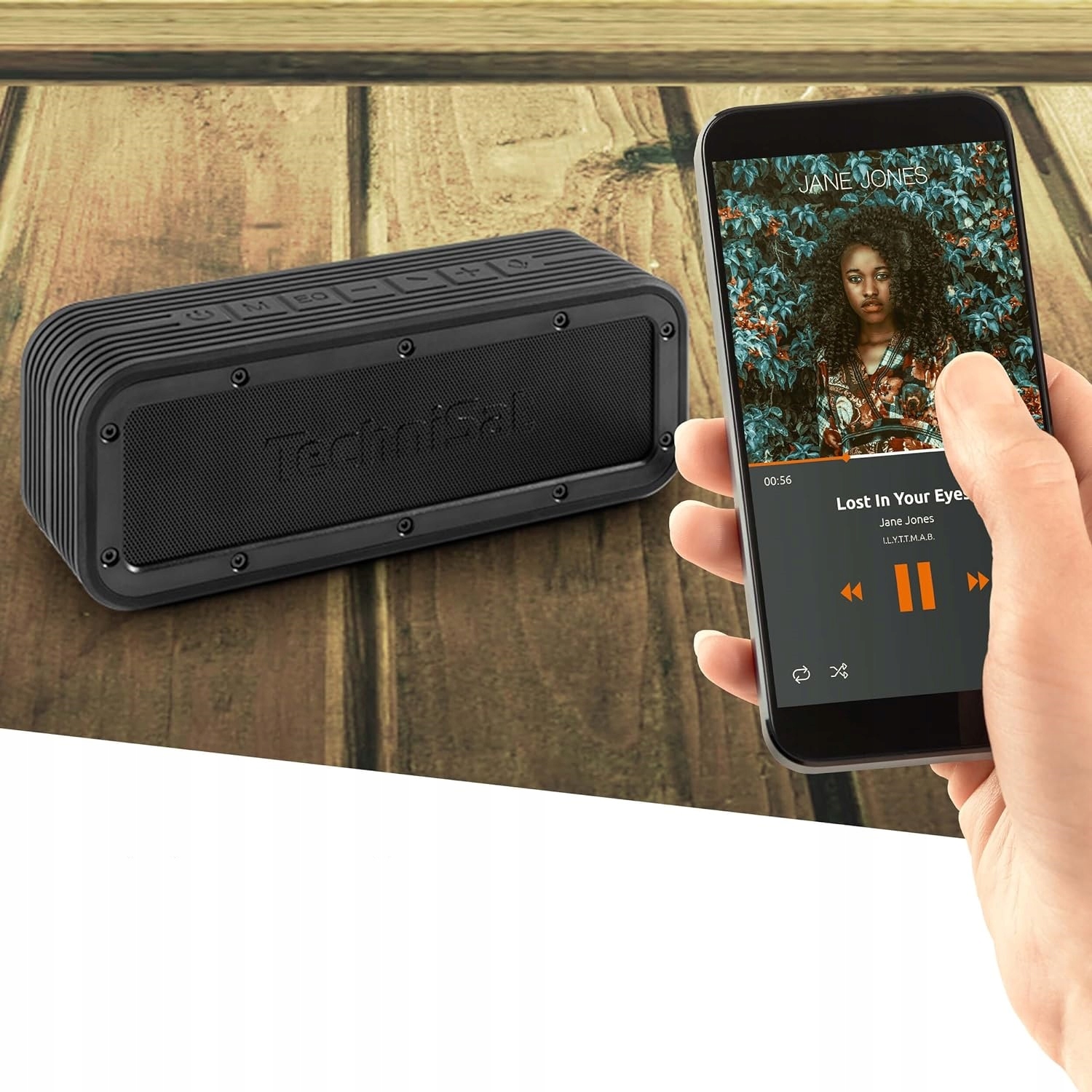 Głośnik przenośny TechniSat BLUSPEAKER czarny 30 W Bluetooth HIT!