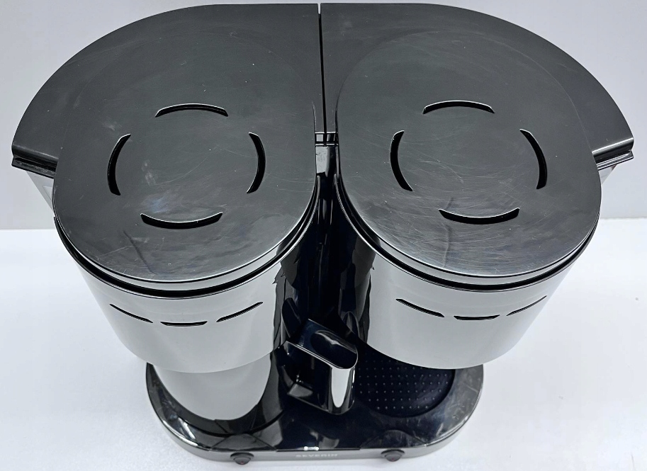 Severin KA 9315 Ekspres przelewowy Podwójny 1,25 l czarny