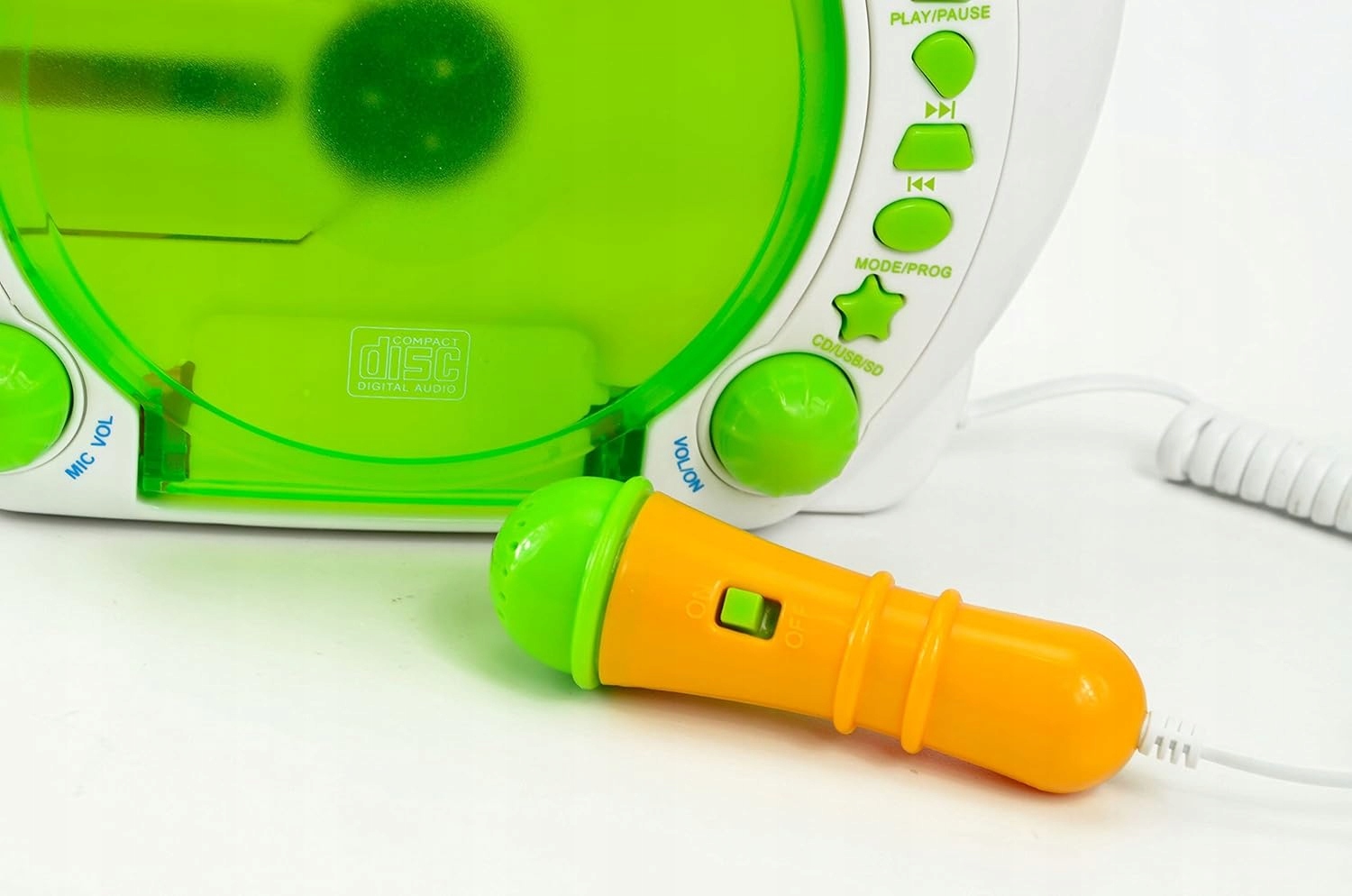 Odtwarzacz CD X4-Tech Bobby Joey 2xmikrofon zielony